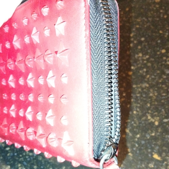 Jimmy Choo Red Long Leather Wallet - Picture 9 of 12